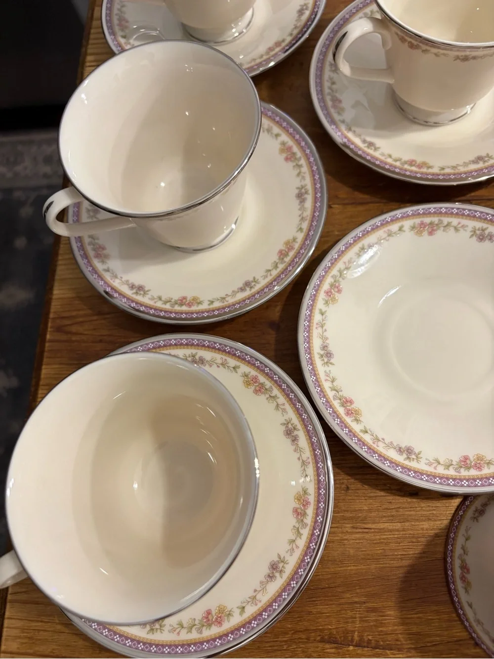 Lenox fine teacups